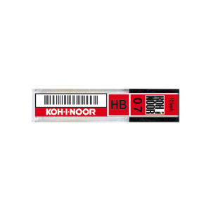 Micromine - mina 0,7mm - gradazione HB - Koh.I.Noor - astuccio 12 mine